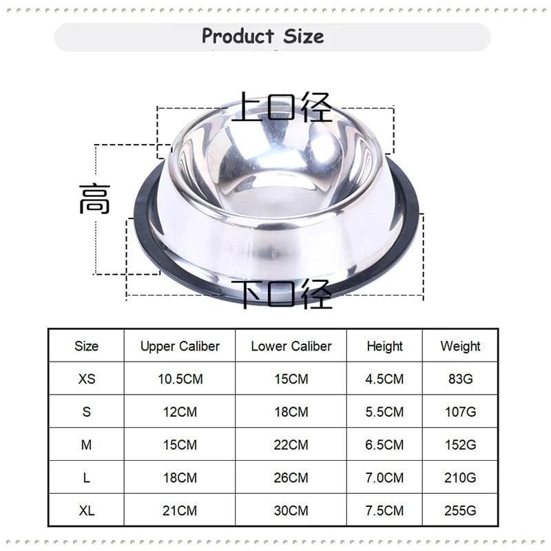 Tigela Inox Para Animais De Estimação - Dozoo Pet