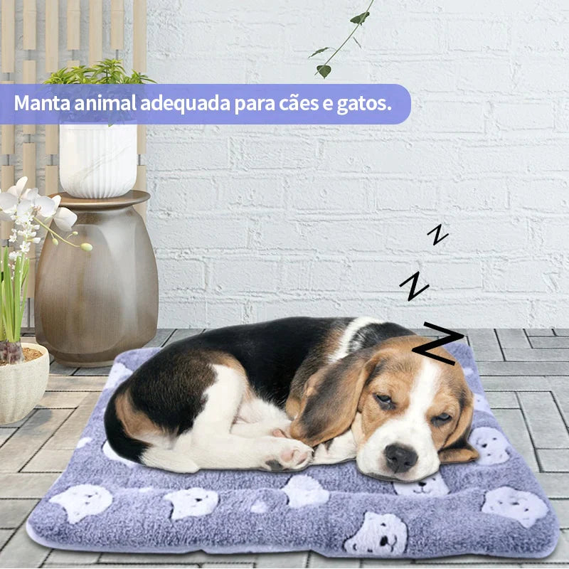 Cobertor peludo - serve como caminha para seu pet - Dozoo Pet