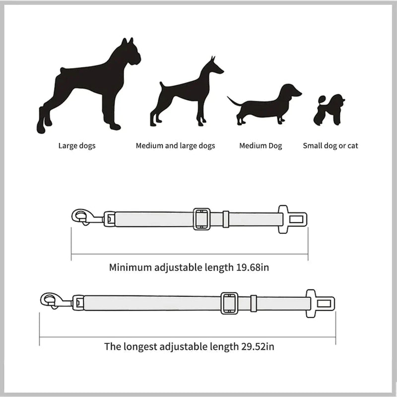 Cinto de segurança para pets - Dozoo Pet