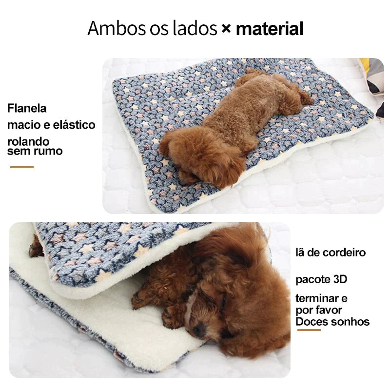 Cobertor peludo - serve como caminha para seu pet - Dozoo Pet